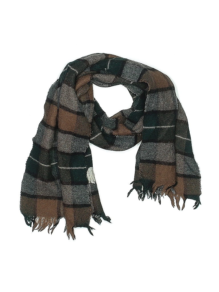 Pre-owned Assorted Brands Scarf In Green