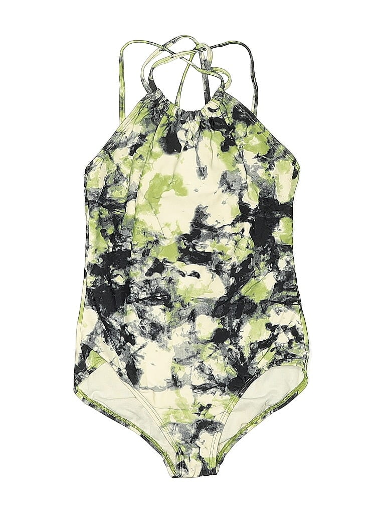 Pre-owned Assorted Brands Kids' One Piece Swimsuit In Green