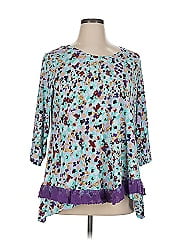 Logo By Lori Goldstein 3/4 Sleeve T Shirt