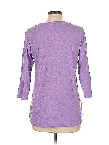 KIRKLAND Signature 3/4 Sleeve T-Shirt (view 2)