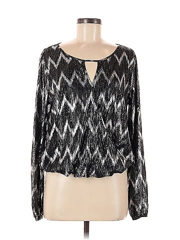 Skies Are Blue Long Sleeve Blouse (view 1)