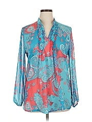 Susan Graver Long Sleeve Polo