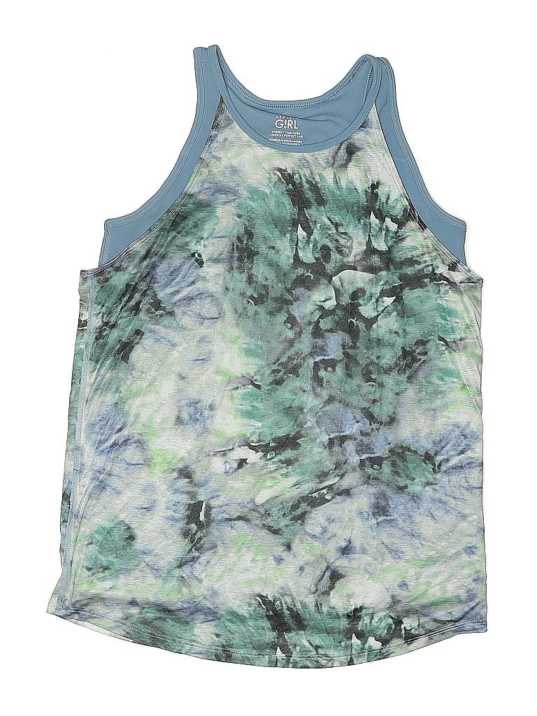 Pre-owned Athleta Girl Kids' Active Tank Top In Blue