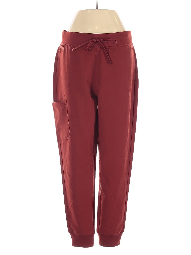 Pre-owned Assorted Brands Casual Pants In Burgundy