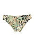 Suboo Print Gold Blue Swimsuit Bottoms Size 6 - photo 2