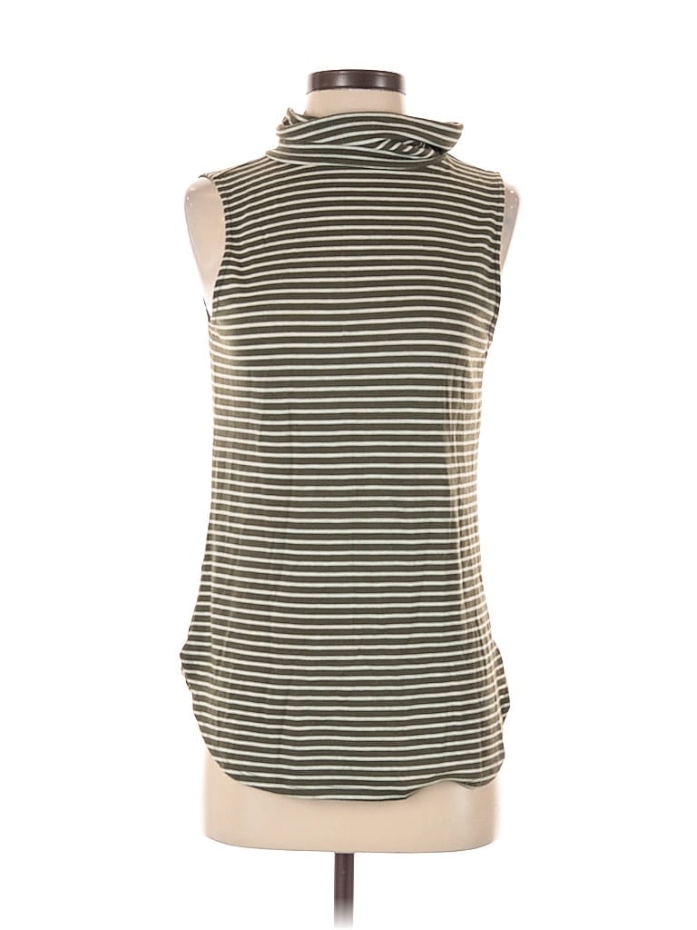 Pre-owned Ann Taylor Loft Outlet Sleeveless Top Gray Cowl Neck Tops