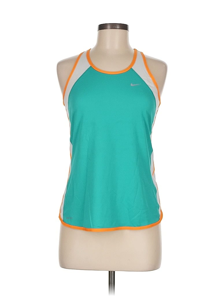 Pre-owned Nike Active Tank Top In Blue