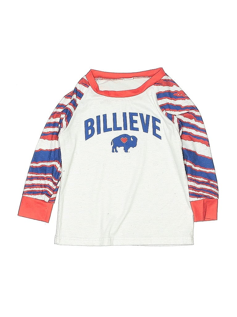 UNBRANDED Pre-owned Kids' 3/4 Sleeve T-shirt In White