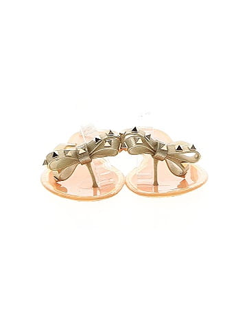 Valentino Garavani Jelly Glitter Rockstud Bow Thong Sandals (view 2)