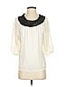 Aum-Couture Ivory 3/4 Sleeve Blouse Size S - photo 1