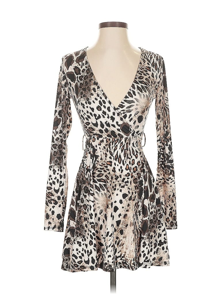 Pre-owned Fashion Nova Cocktail Dress In Brown