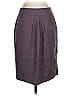 Rebecca Taylor Solid Gray Wool Skirt Size 4 - photo 1