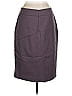 Rebecca Taylor Solid Gray Wool Skirt Size 4 - photo 2