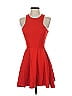 Bebe Solid Red Cocktail Dress Size XS - photo 1