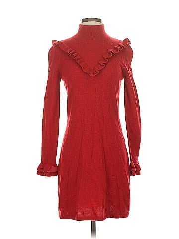 Rebecca Minkoff Red Dulcie Ruffle Dress (view 1)
