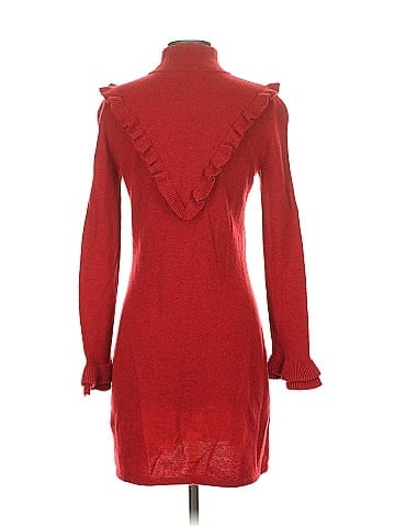 Rebecca Minkoff Red Dulcie Ruffle Dress (view 2)