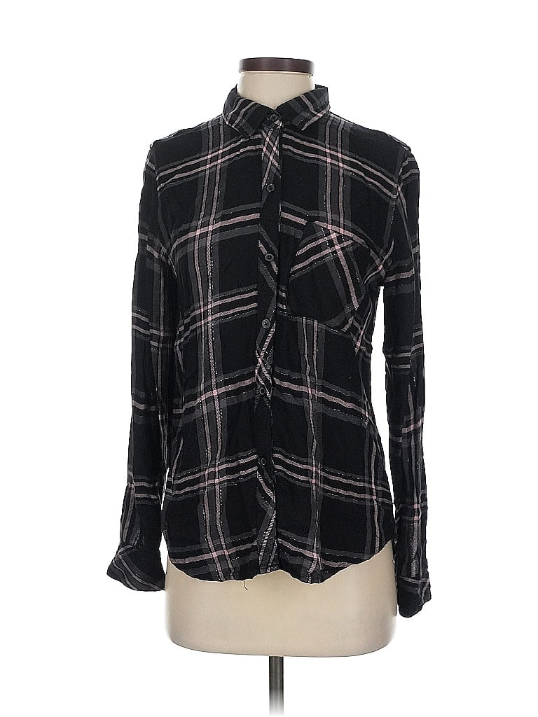 RAILS Pre-owned Long Sleeve Blouse In Black