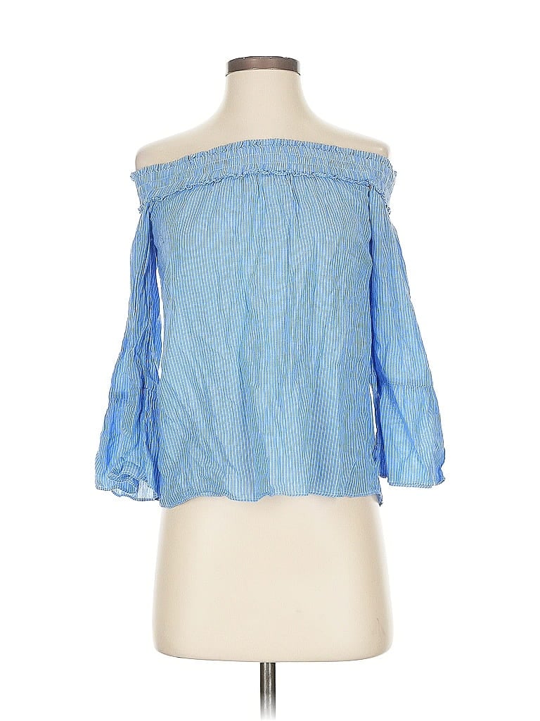 LILLY PULITZER Pre-owned 3/4 Sleeve Blouse In Blue