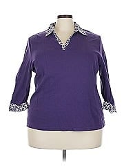Karen Scott 3/4 Sleeve Blouse