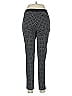 Dalia Collection Print Black Casual Pants Size 6 - photo 2