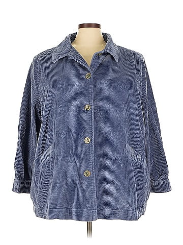 Woman Within Denim Jacket (view 1)