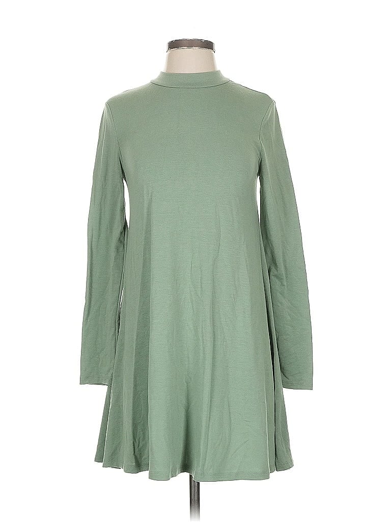 Pre-owned Rue21 Long Sleeve Top Green Turtleneck Tops