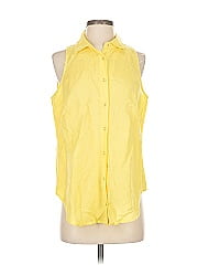 Boston Proper Sleeveless Button Down Shirt