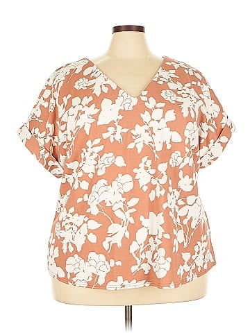 MELLODAY Short Sleeve Blouse (view 1)