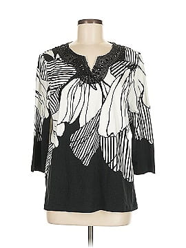 Alfred Dunner 3/4 Sleeve Blouse