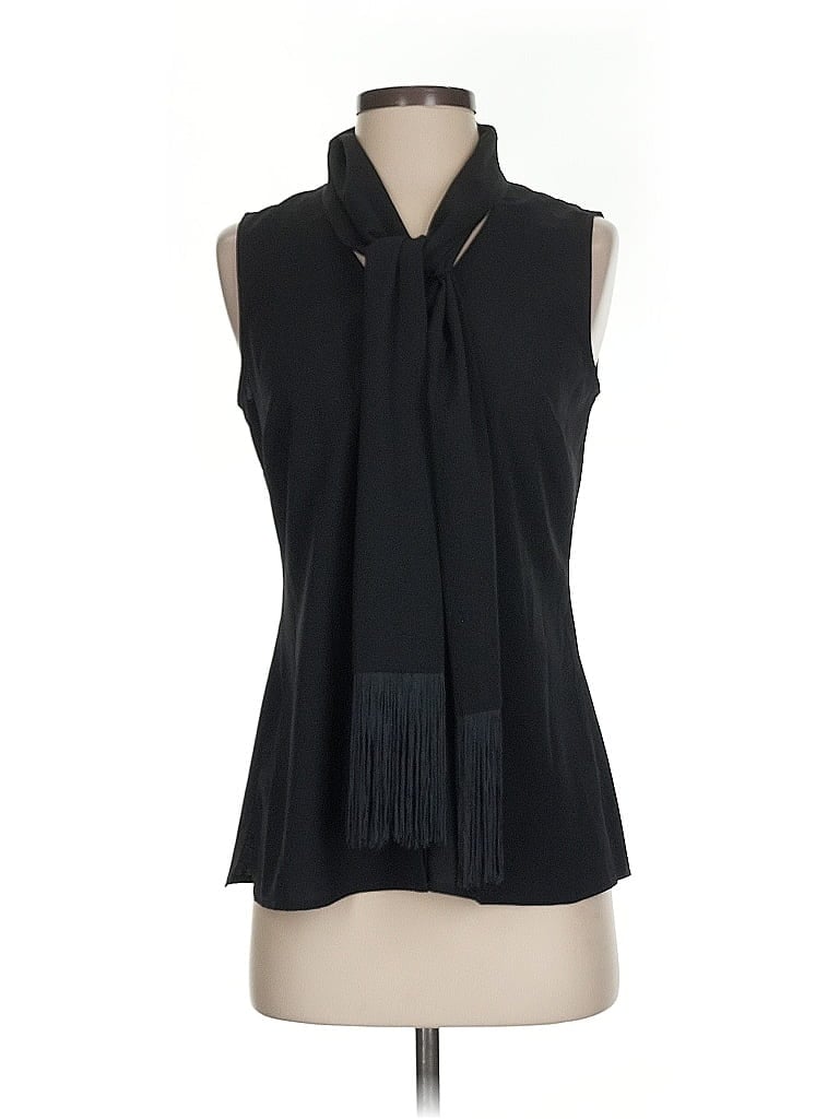 Pre-owned Cabi Sleeveless Blouse In Black
