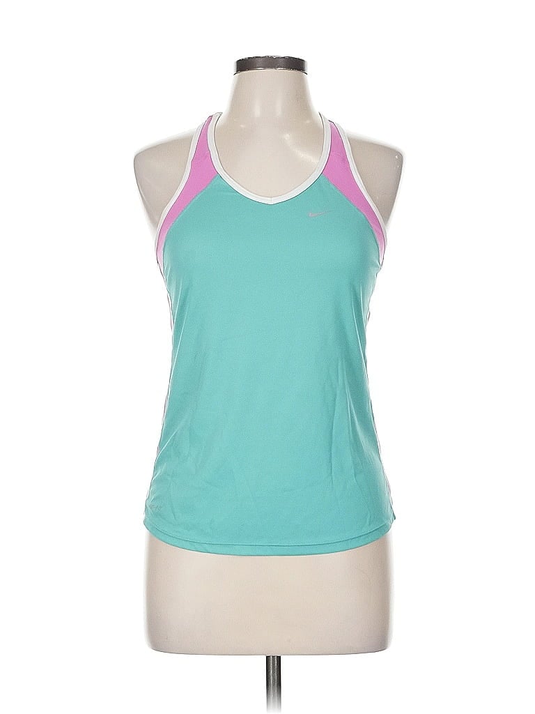 Pre-owned Nike Active Tank Top In Blue