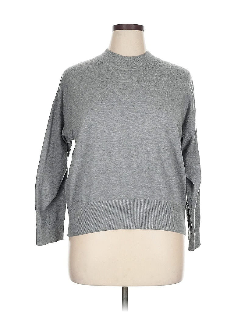 A NEW DAY Pre-owned Pullover Sweater In Gray