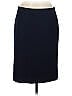 Talbots Solid Blue Formal Skirt Size 8 - photo 1