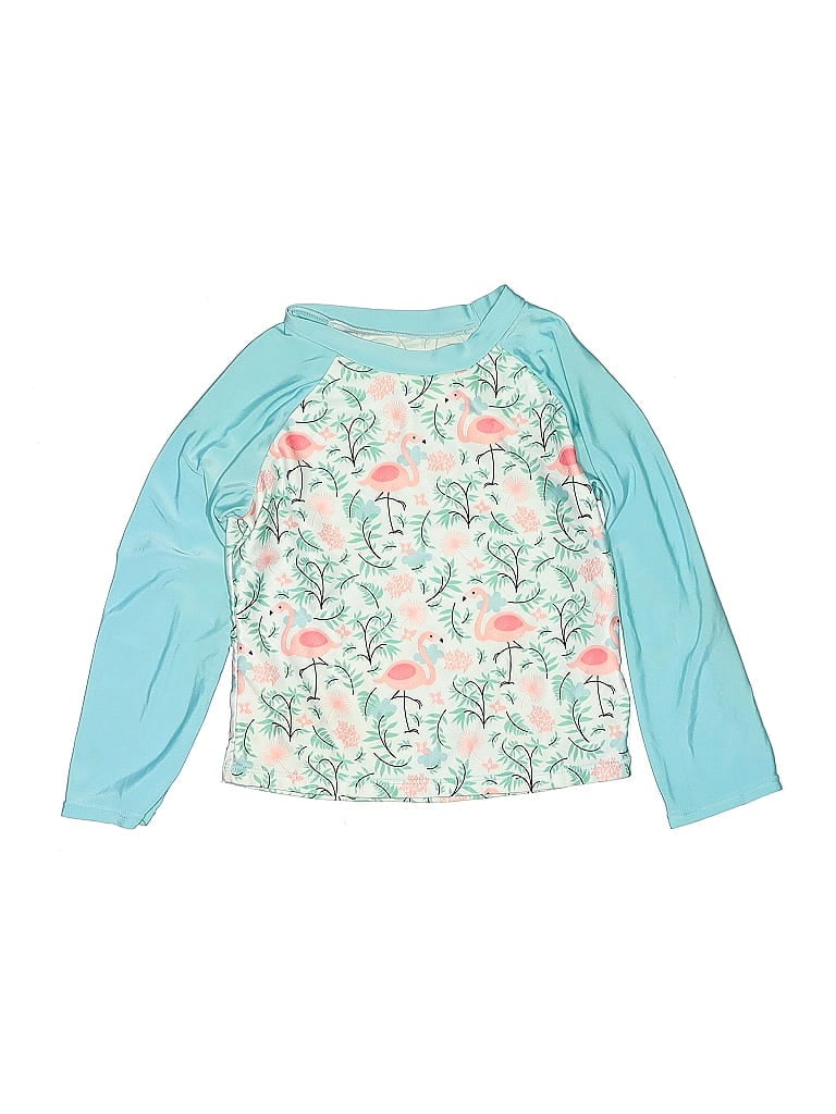 Pre-owned Unbranded Kids' Rash Guard In Blue