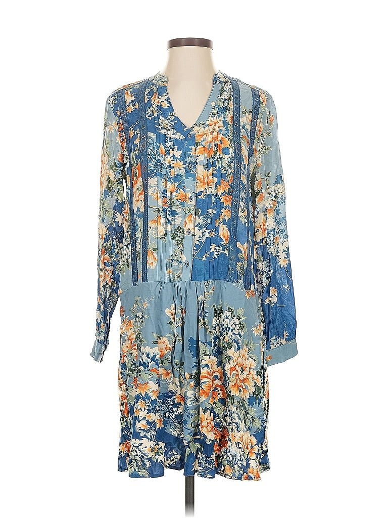 Tiny 100% Rayon Blue Casual Dress Size XS - photo 1