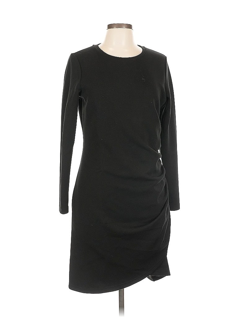 Pre-owned Saks Fifth Avenue Casual Dress In Black