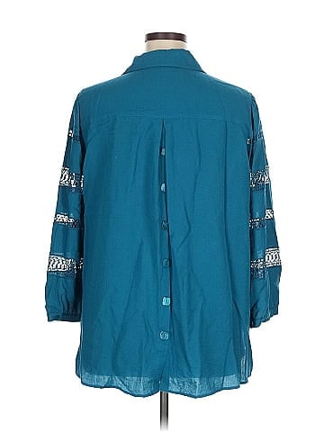 John Mark 3/4 Sleeve Button-Down Shirt (view 2)