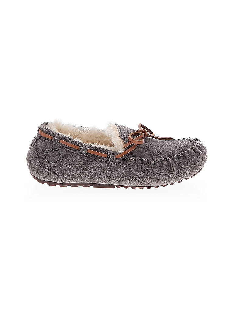 Pre-owned Assorted Brands Kids' Flats In Gray