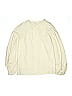 Zara Kids 100% Cotton Solid Ivory Long Sleeve Blouse Size 12 - photo 1