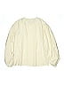 Zara Kids 100% Cotton Solid Ivory Long Sleeve Blouse Size 12 - photo 2