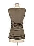 Express 100% Polyester Brown Sleeveless Blouse Size XS - photo 2