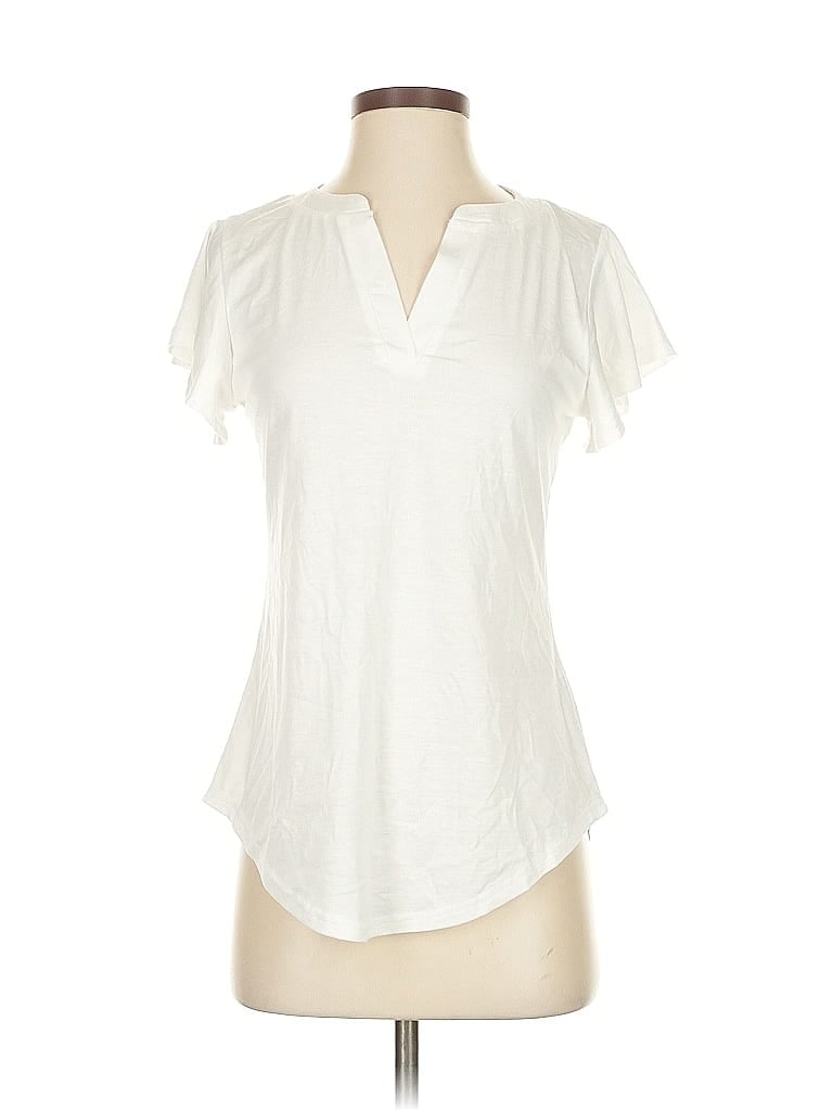 Pre-owned Assorted Brands Short Sleeve T-shirt In White