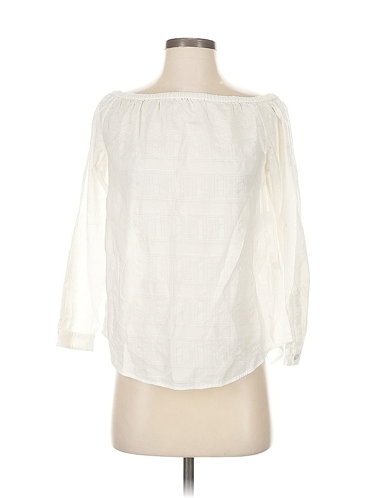 Pre-owned Rag & Bone 3/4 Sleeve Blouse In White