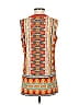 Roz & Ali Orange Sleeveless Blouse Size S - photo 2