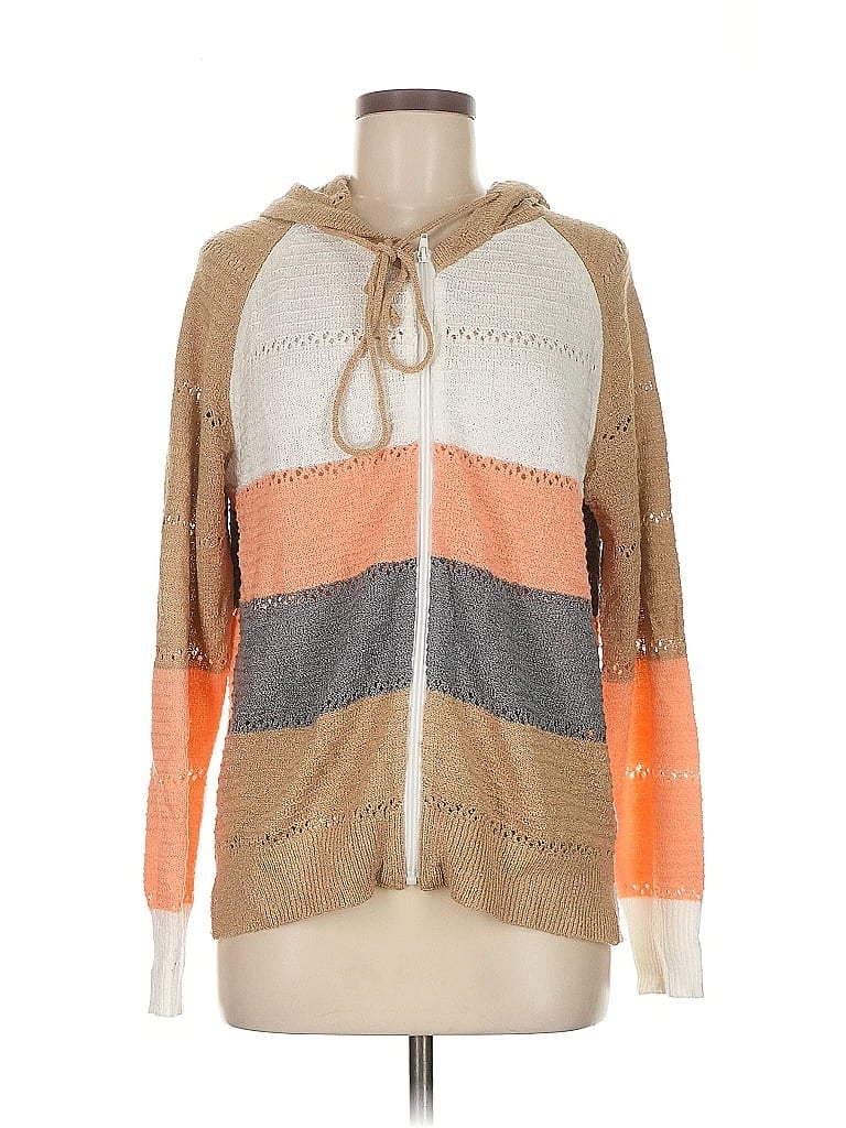 Pre-owned Unbranded Cardigan Sweater In Brown