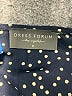Dress Forum 100% Polyester Polka Dots Blue Casual Dress Size S - photo 7