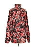 THEBE MAGUGU 100% Polyester Floral Red Nightmare Floral Blouse Size M - photo 1