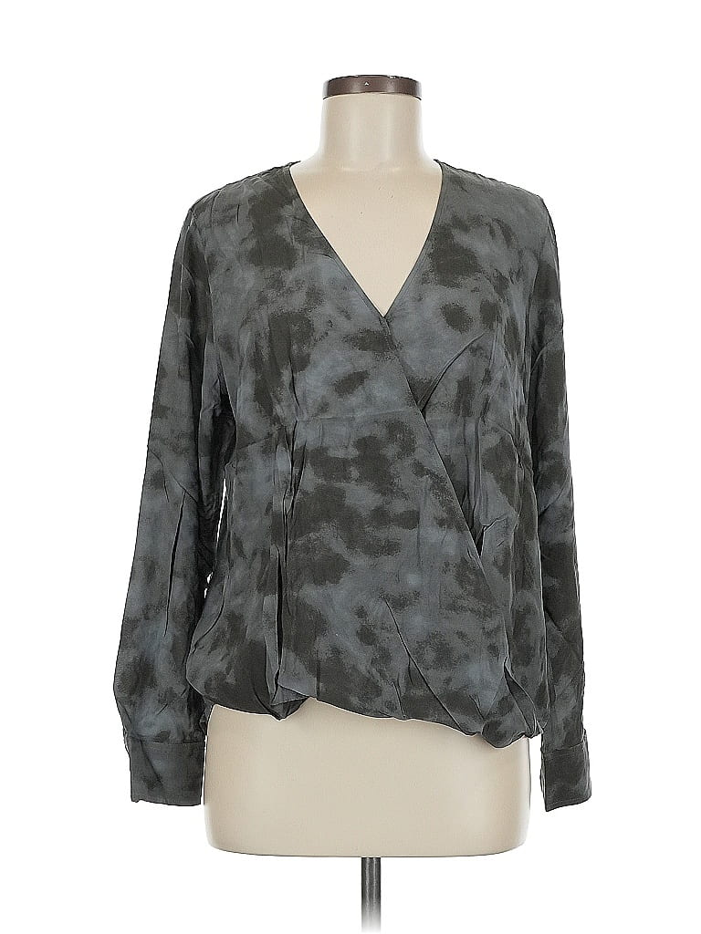 RAILS Pre-owned Long Sleeve Blouse In Gray