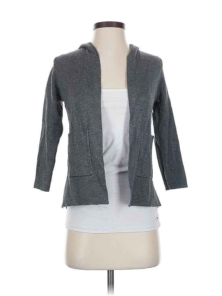 Pre-owned Free Assembly Cardigan Sweater In Gray