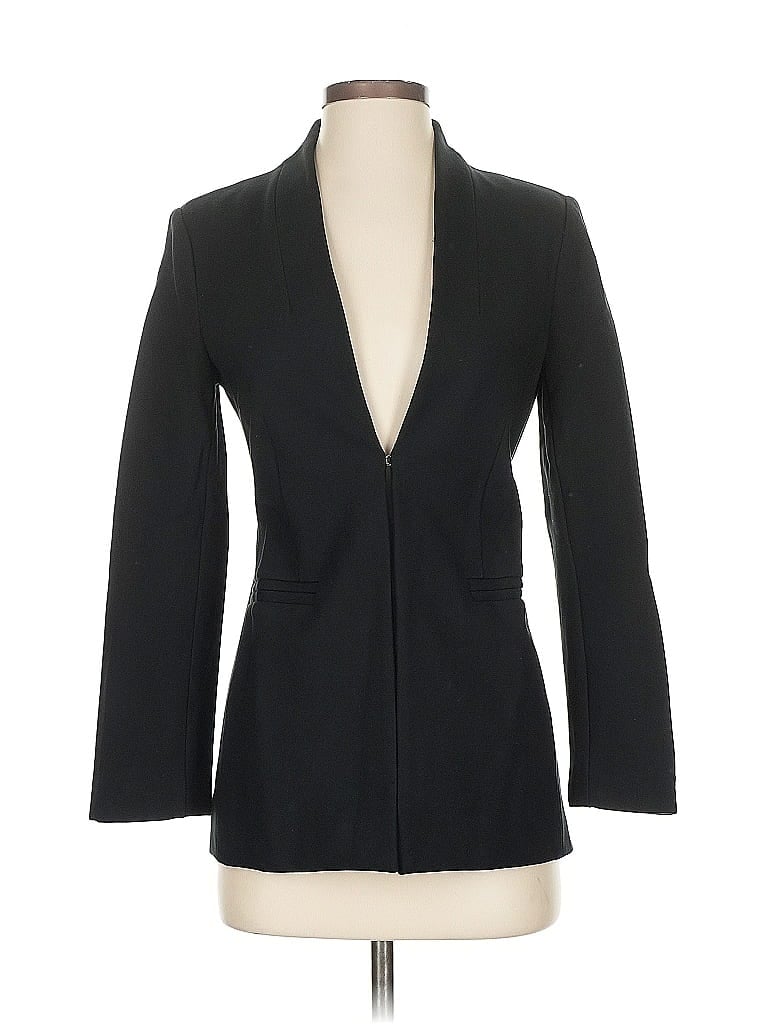 Pre-owned Banana Republic Factory Store Blazer Jacket In Black